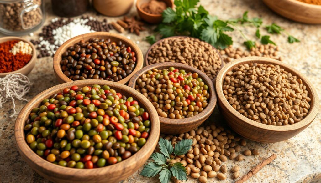 lentil selection
