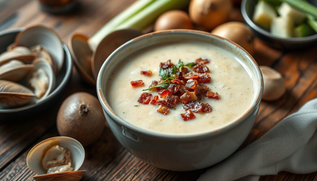 make clam chowder creamy