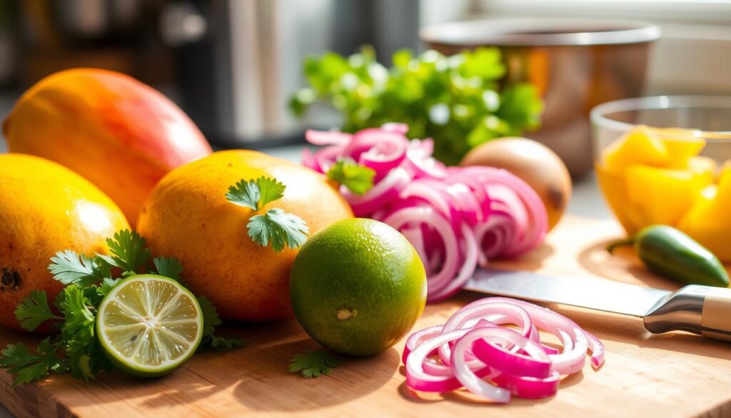 mango salsa preparation