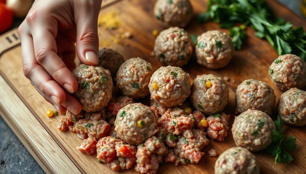 meatball shaping
