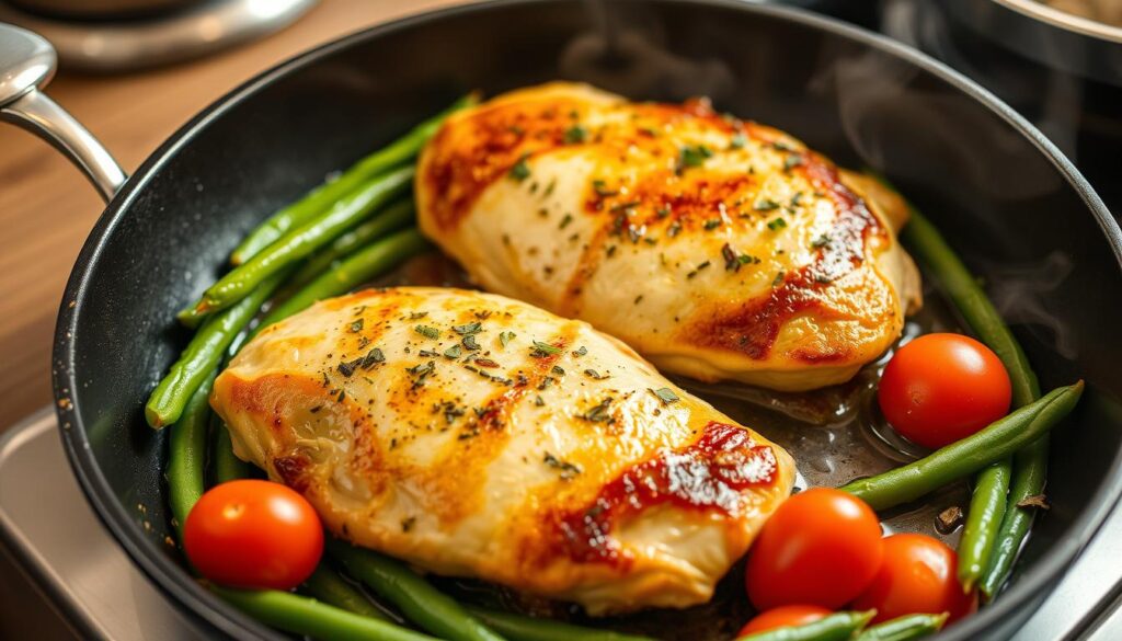 pan-seared chicken