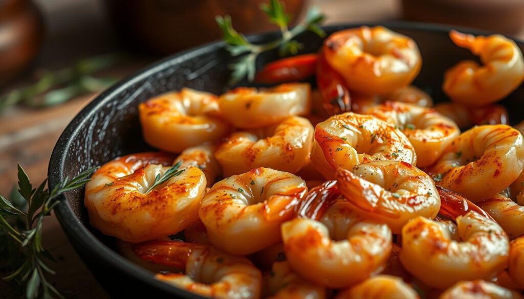 pan-seared shrimp