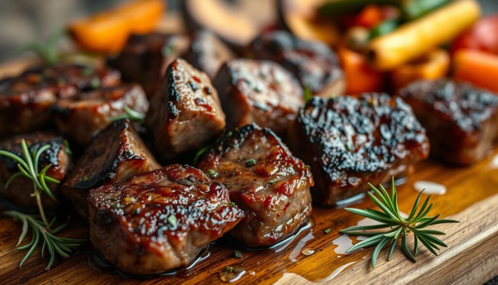 pan-seared steak bites