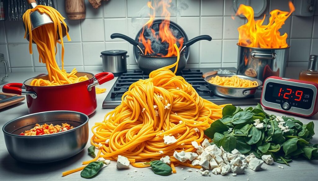 pasta cooking errors