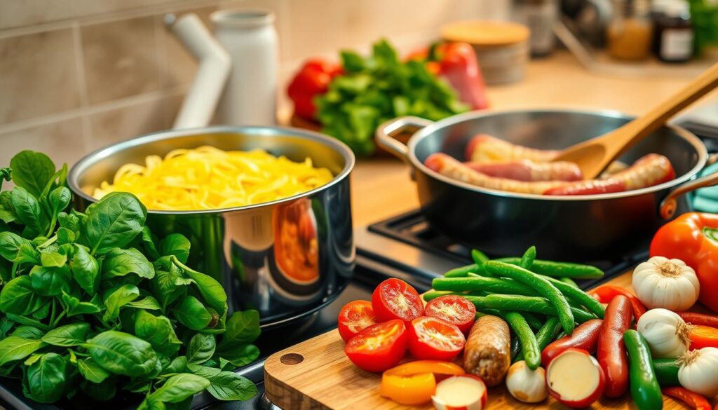 pasta cooking steps