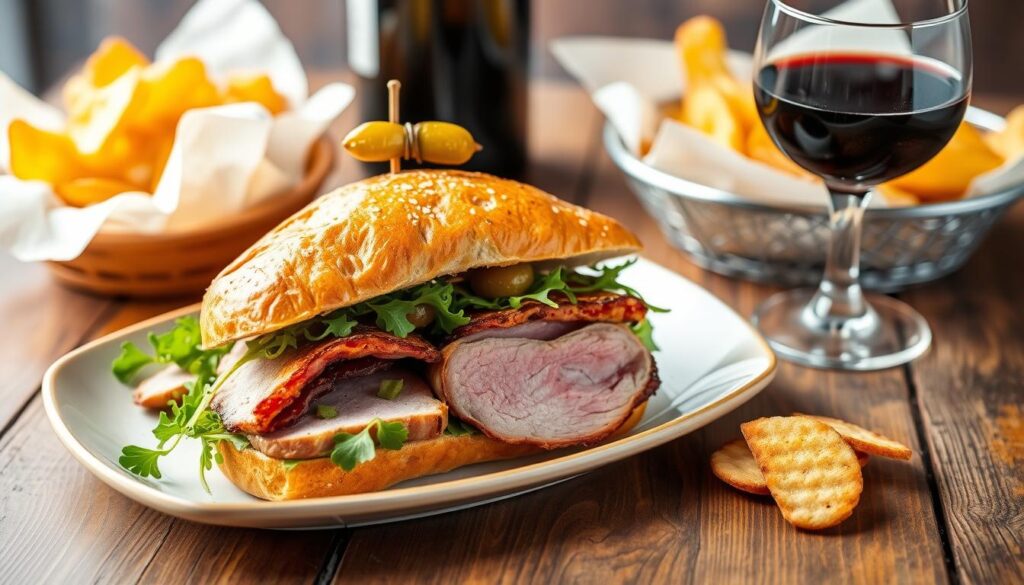 porchetta sandwich
