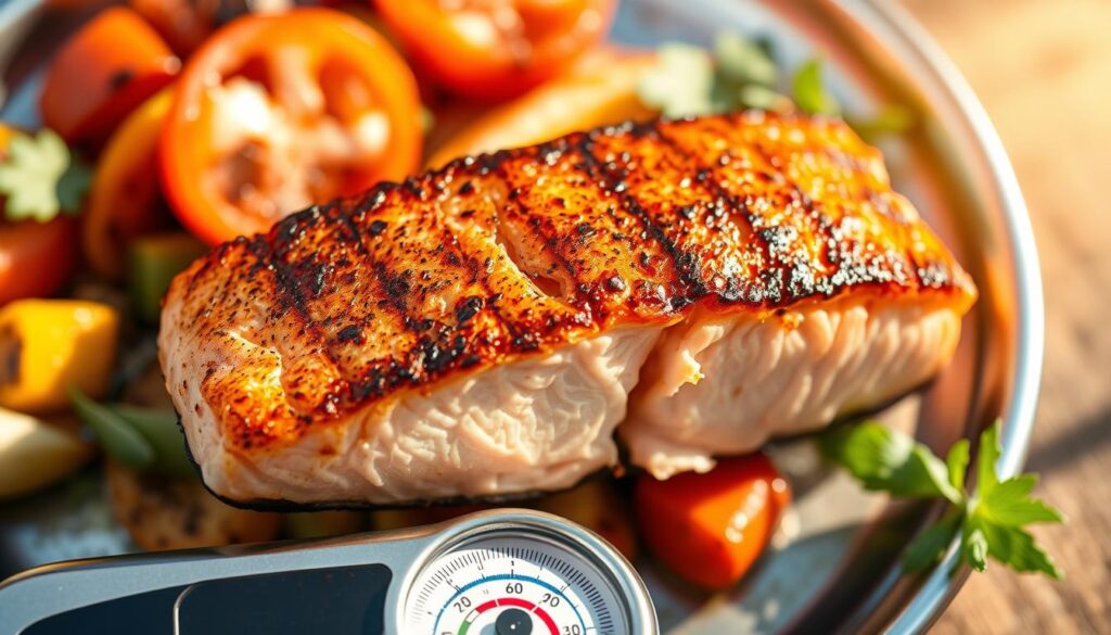 salmon cooking temperature