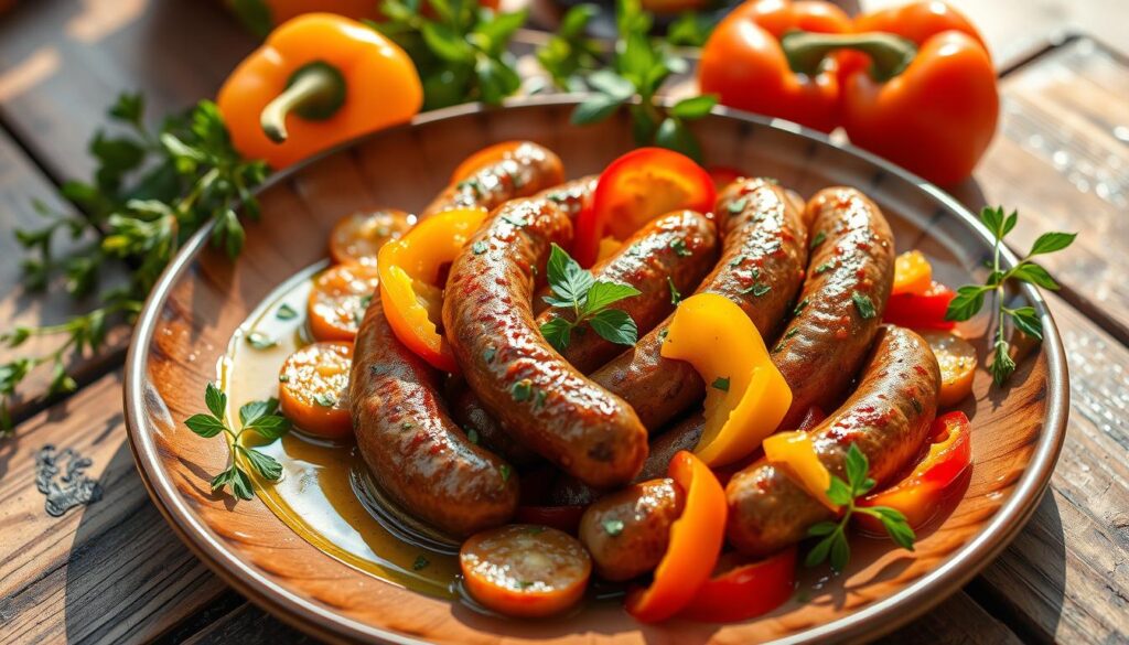 sausage and peppers