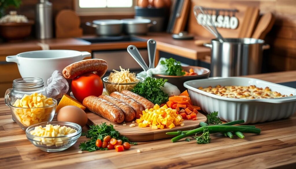 sausage casserole instructions