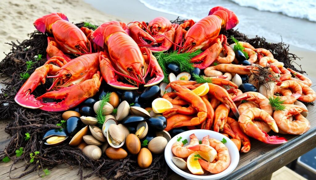 seafood selection