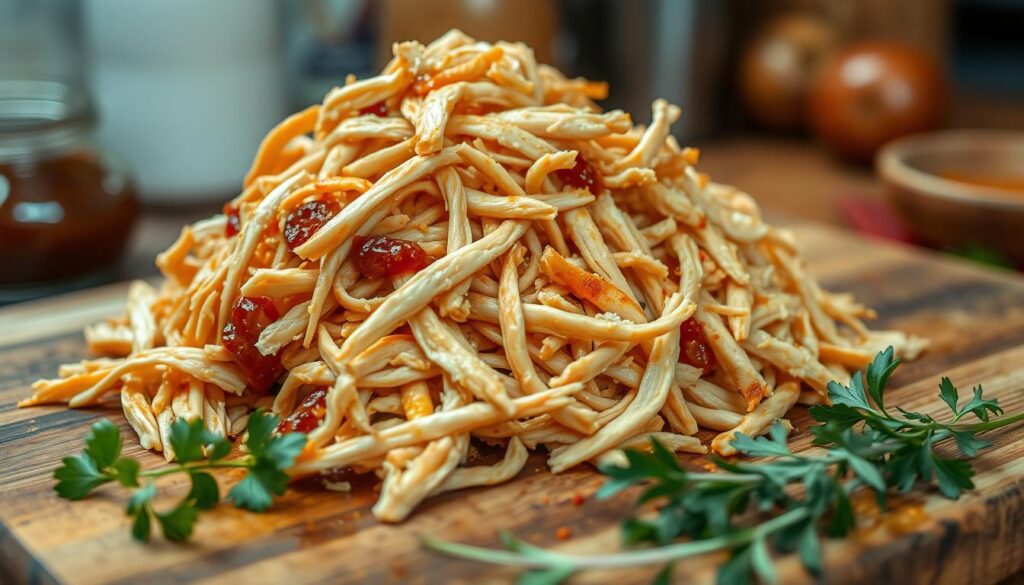 shredded chicken