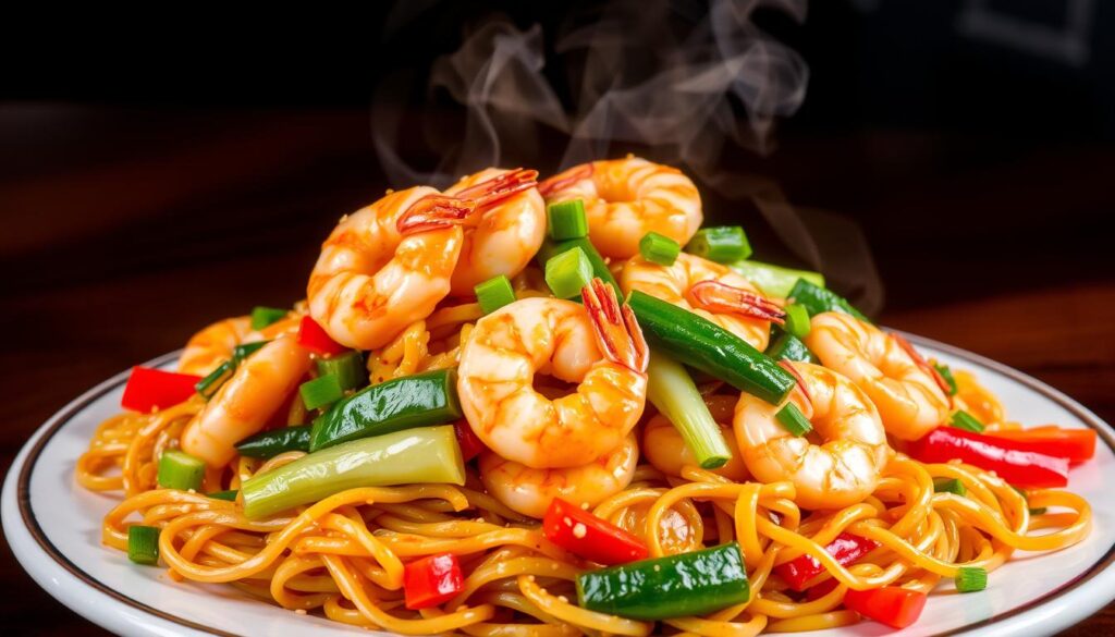 shrimp chow mein
