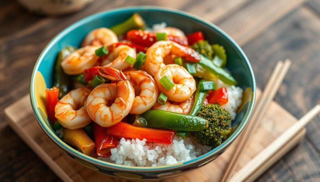 shrimp stir-fry
