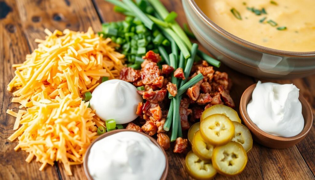 soup garnishes for cheeseburger soup