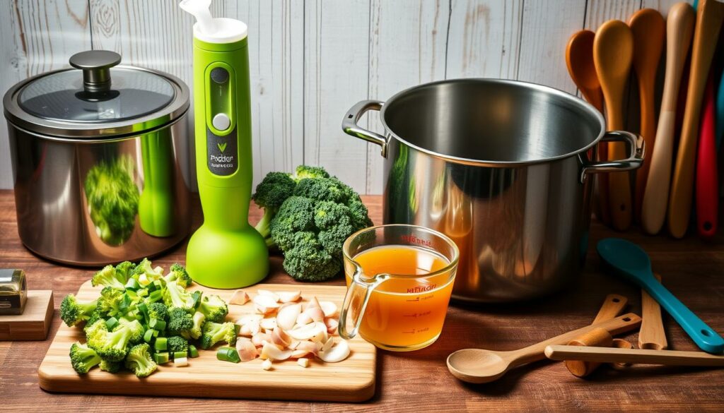 soup-making tools