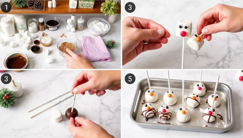 step-by-step marshmallow pops instructions