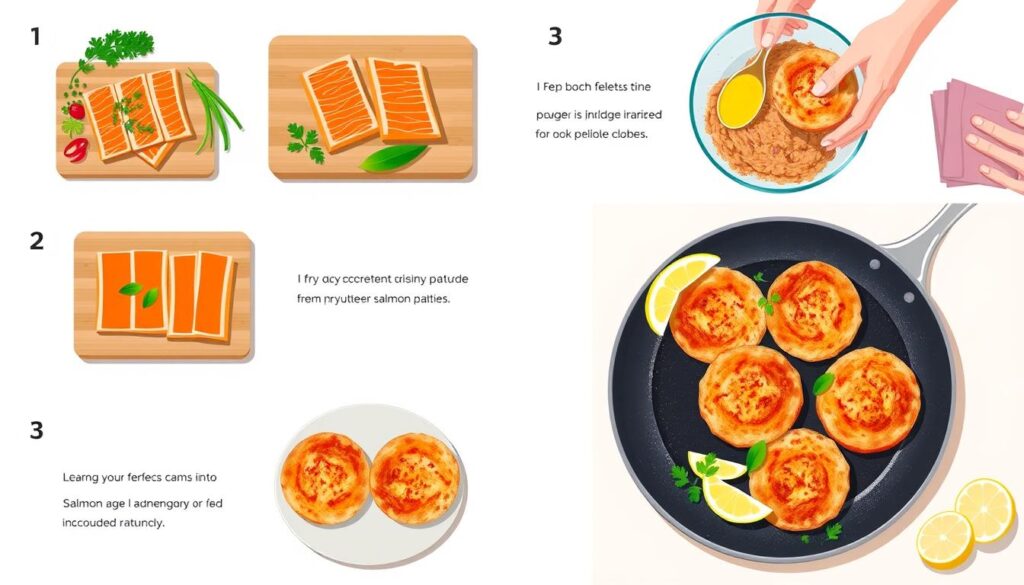 step-by-step salmon patty recipe