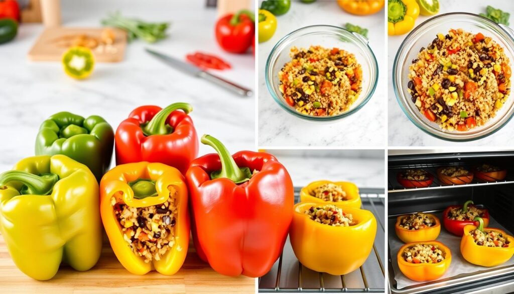 step-by-step stuffed pepper recipe