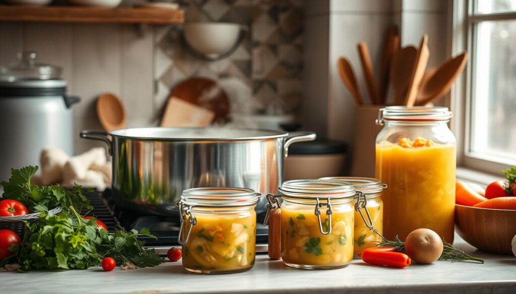storing chicken soup