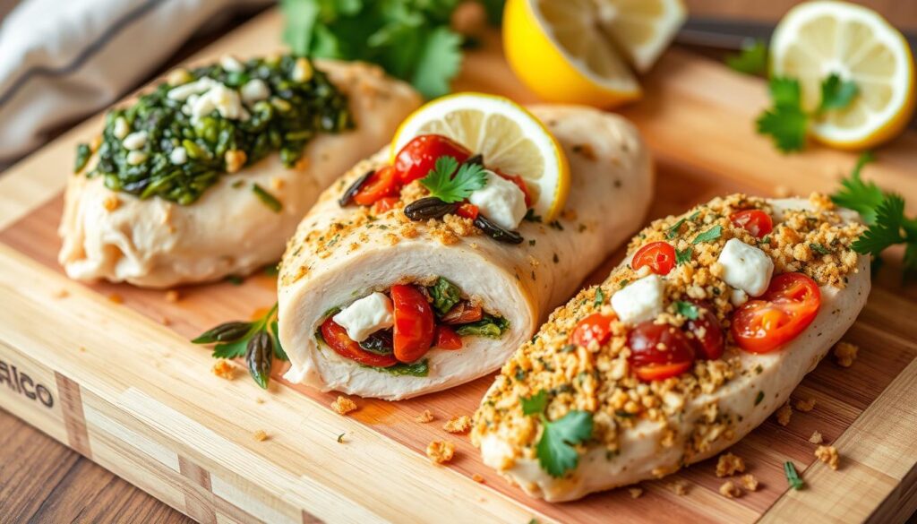 stuffed chicken breasts