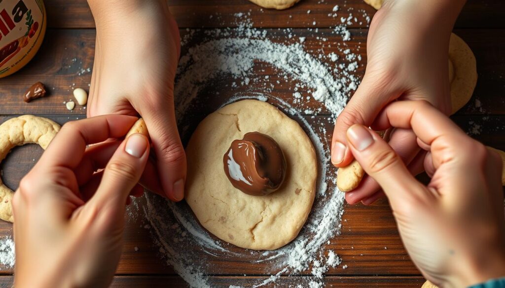 stuffed cookie assembly