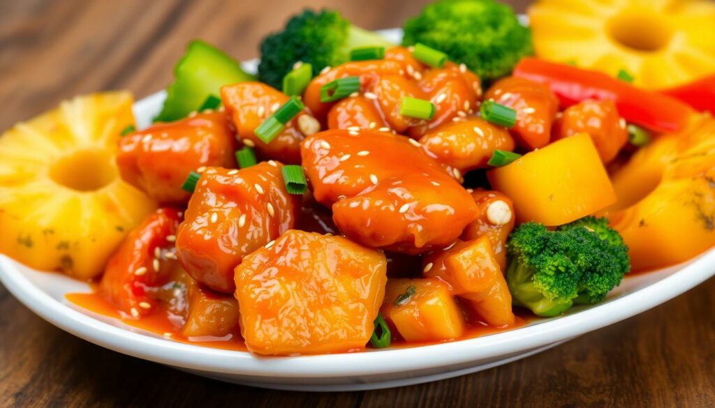 sweet and sour chicken