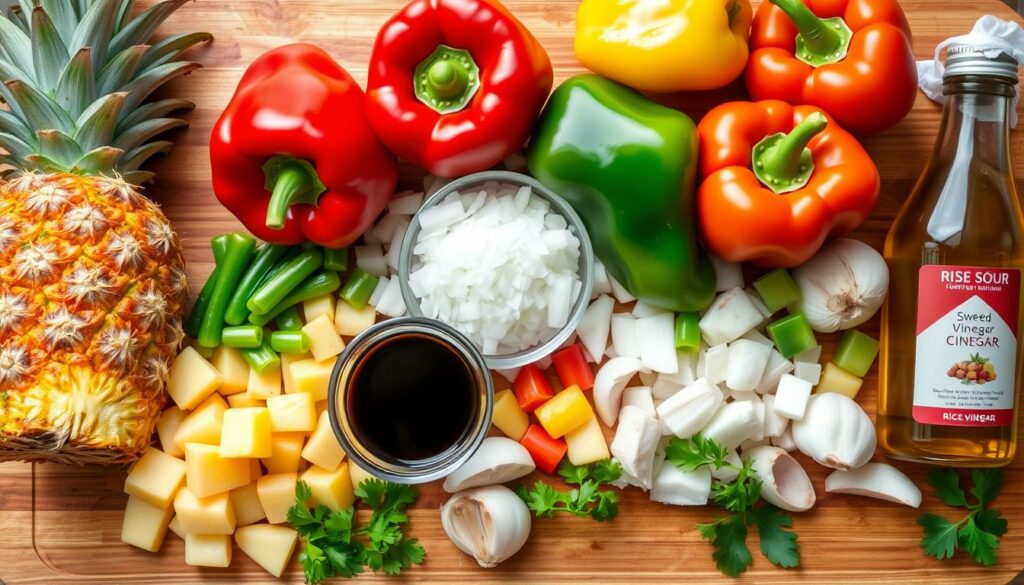 sweet and sour sauce ingredients