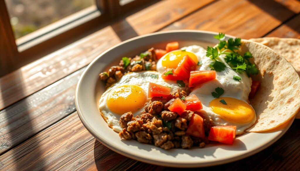 taco meat breakfast