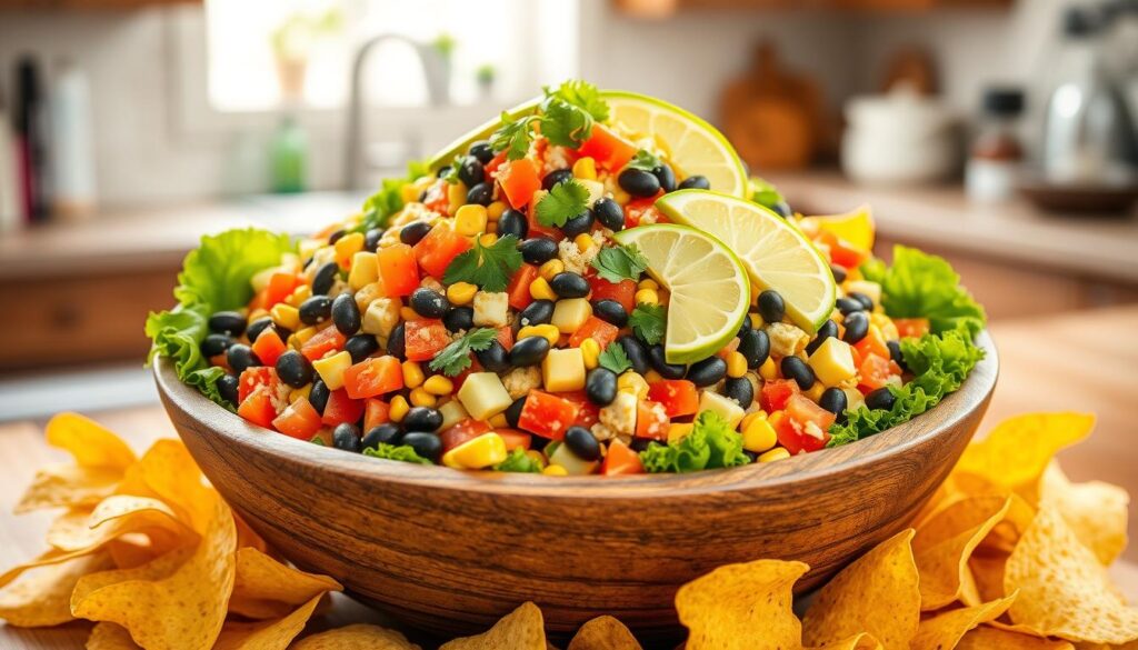 taco salad presentation