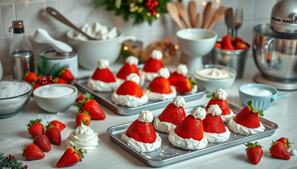 tips for holiday baking with fresh strawberries