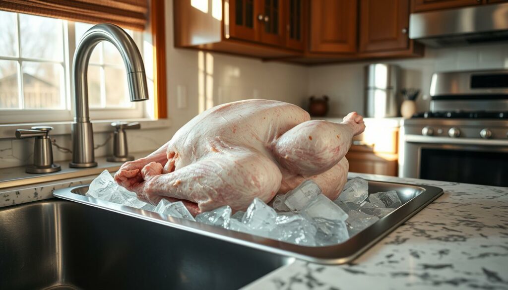 turkey thawing