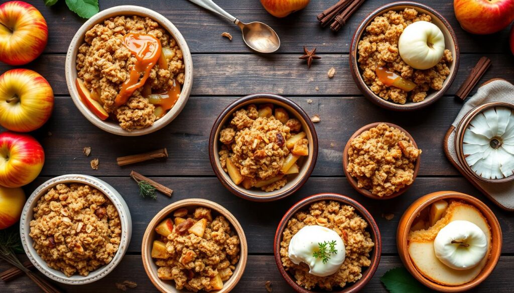 unique apple crisp variations