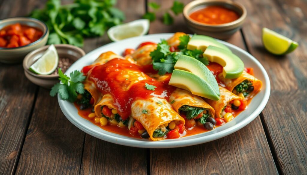 vegetarian enchiladas
