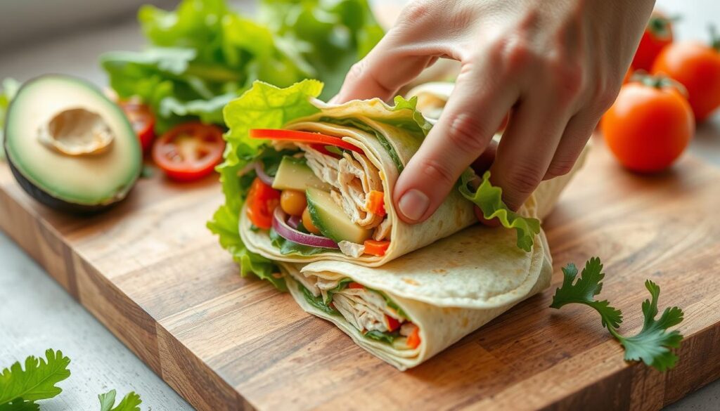 wrap folding technique
